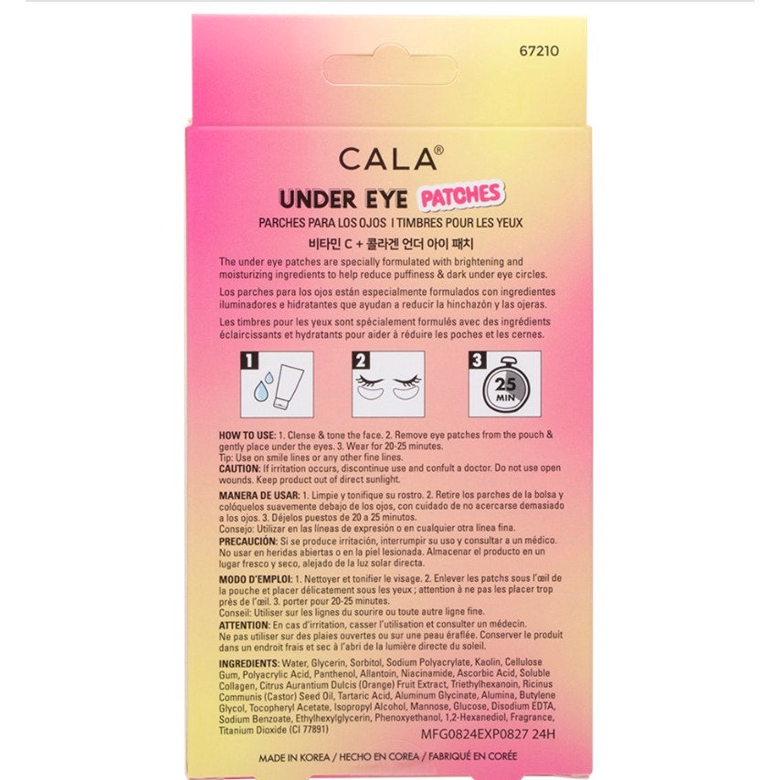 K-Care Cala Under Eye Patches - Vitamin C And Collagen 5 Pairs*Korean skincare