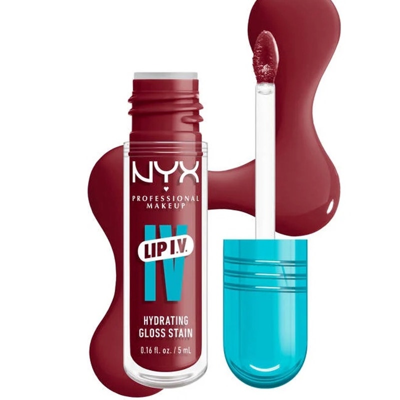 K-Care:NYX Professional Makeup Lip I.V. Hydrating Gloss Serum Stain*Blush Pink