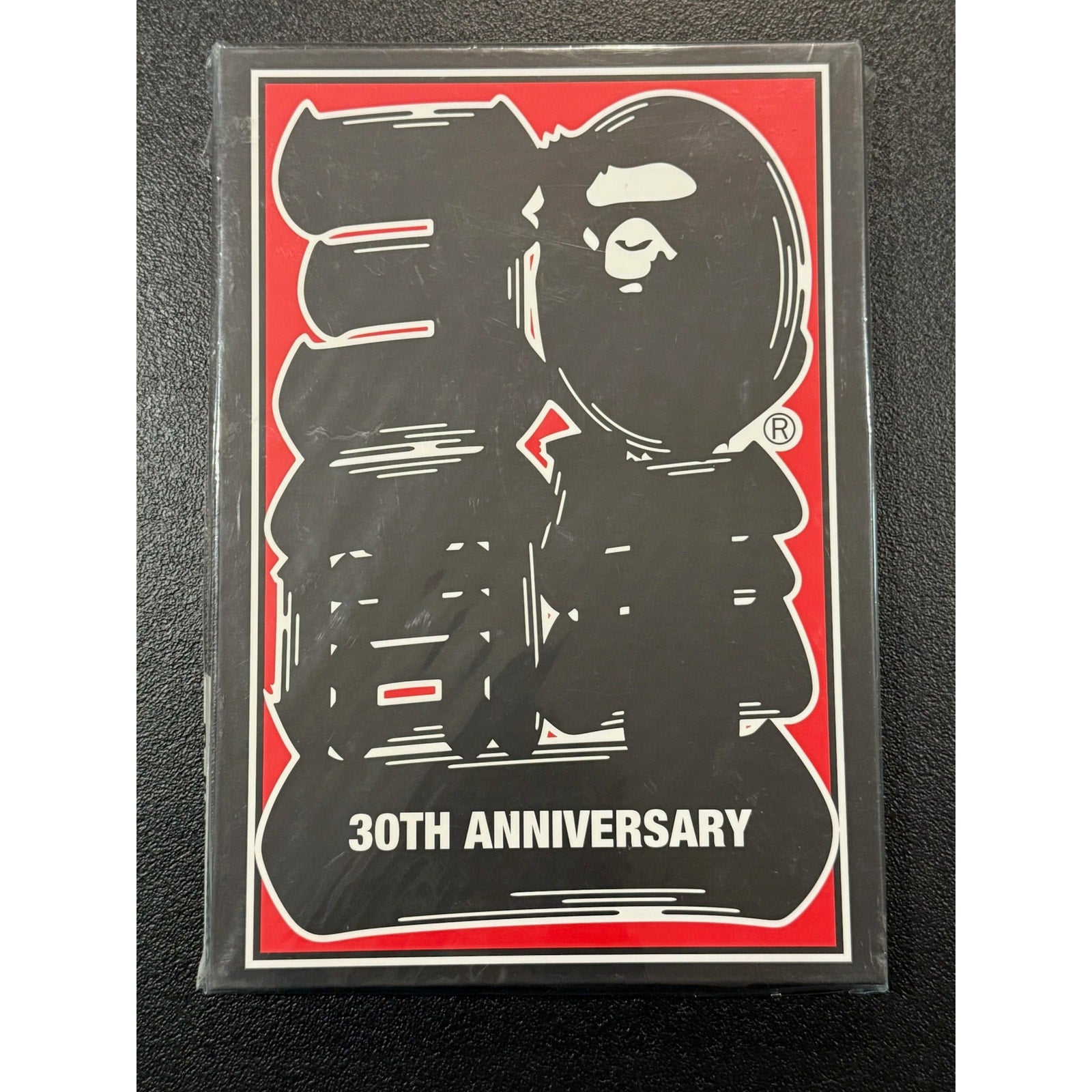BAPE APE 30th Anniversary Boxed BAPE T-Shirt*NEW in box SZ S*SOLD OUT*NAVY