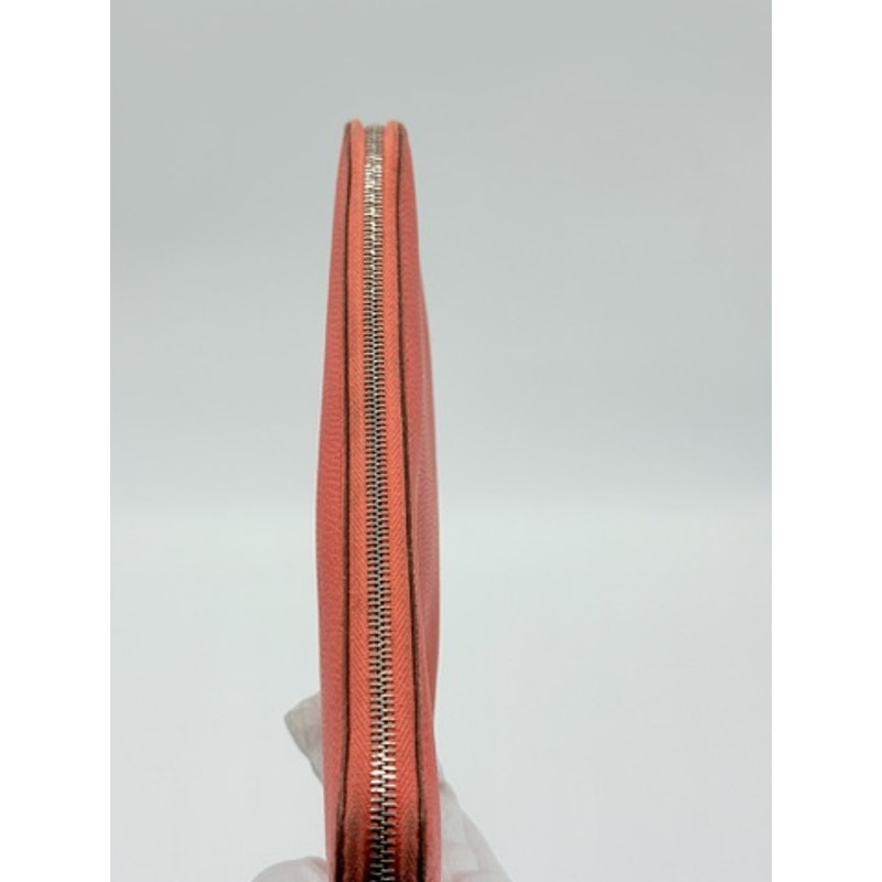 Hermes Azap Long Silk'in Flamingo Leather Wallet Pink*BEAUTIFUL CONDITION