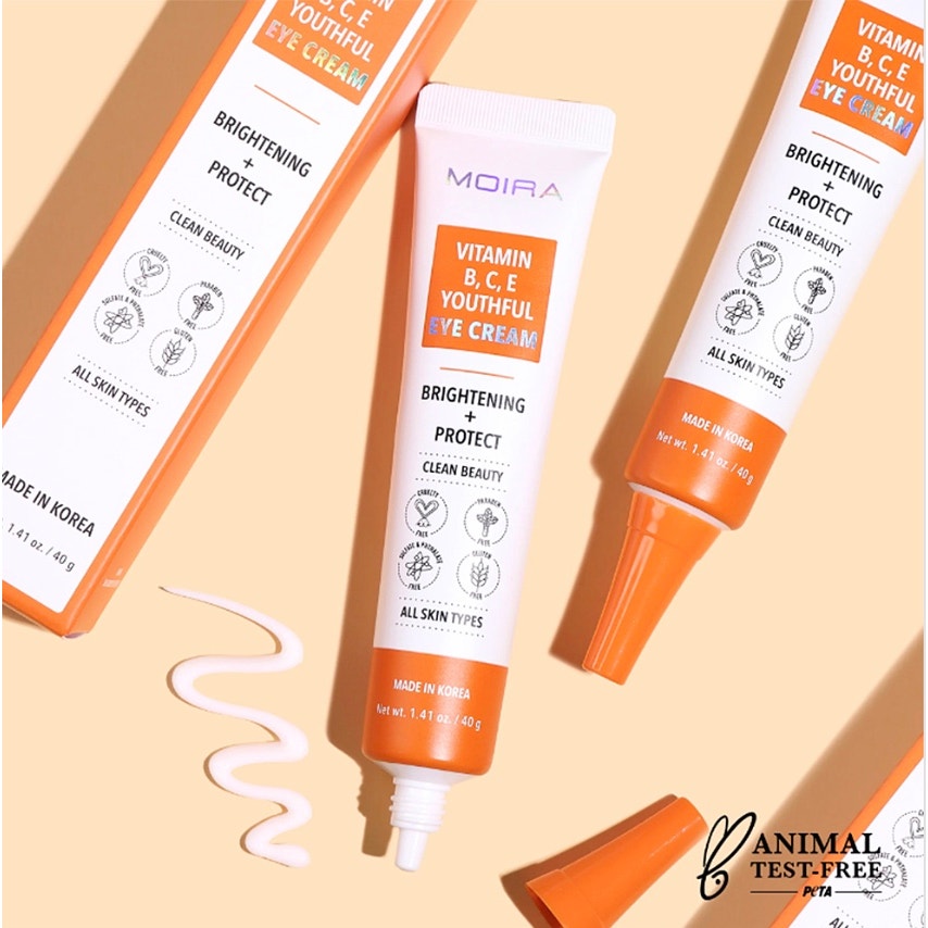 K-Care:Moira Vitamin B, C, E Youthful Eye Cream*Brighten Protect*Korean Skincare