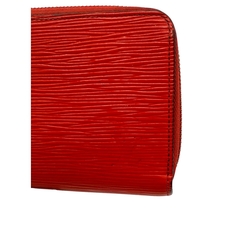 Louis Vuitton Epi Rouge Zippy Wallet Zip Long Wallet Red*Excellent condition