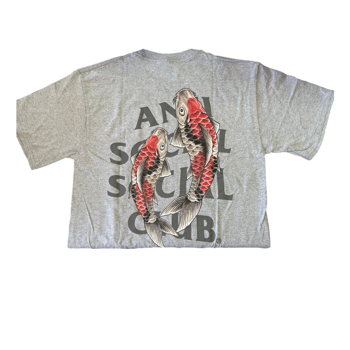 Anti Social Social Club Grey Koi Garden*Size M*SOLD OUT*New with tags