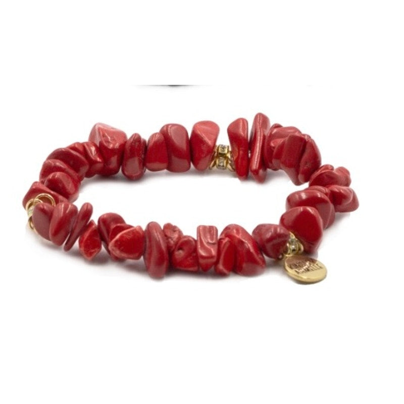 RETAIL $30 Kinsley Armelle Circe Collection Cherry Bracelet*JASPER