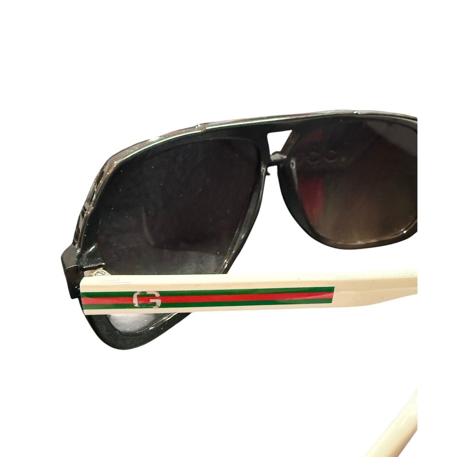 Vintage Gucci  Aviator Sunglasses GG 1622/S Black*63|14|130*Sherry line Case