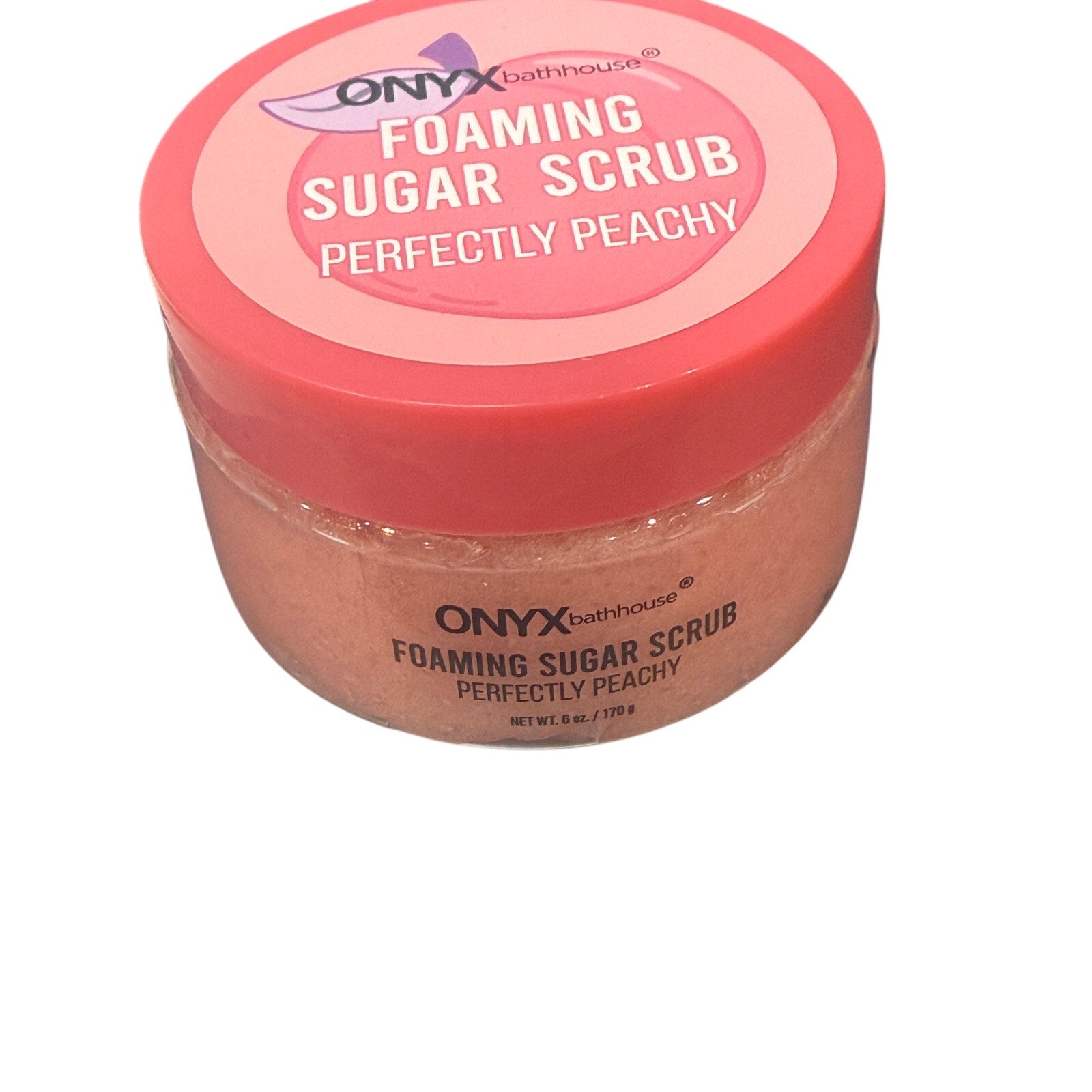 Cosmetics: Onyx Bathhouse Foaming Sugar Scrub*Perfectly Peachy