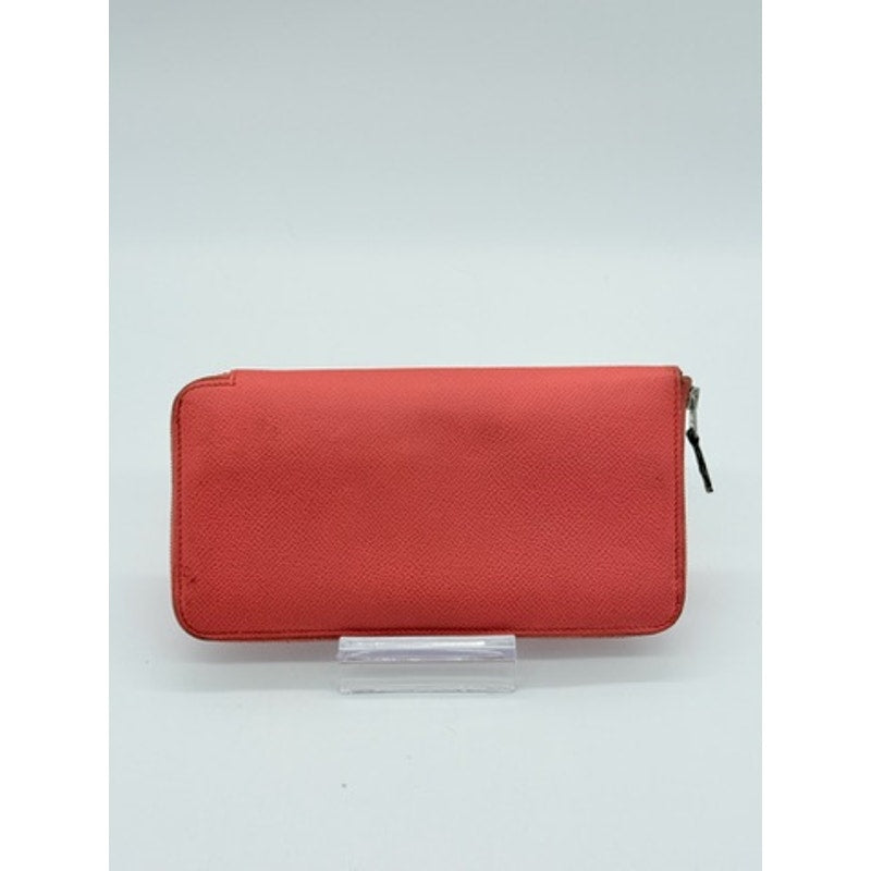 Hermes Azap Long Silk'in Flamingo Leather Wallet Pink*BEAUTIFUL CONDITION