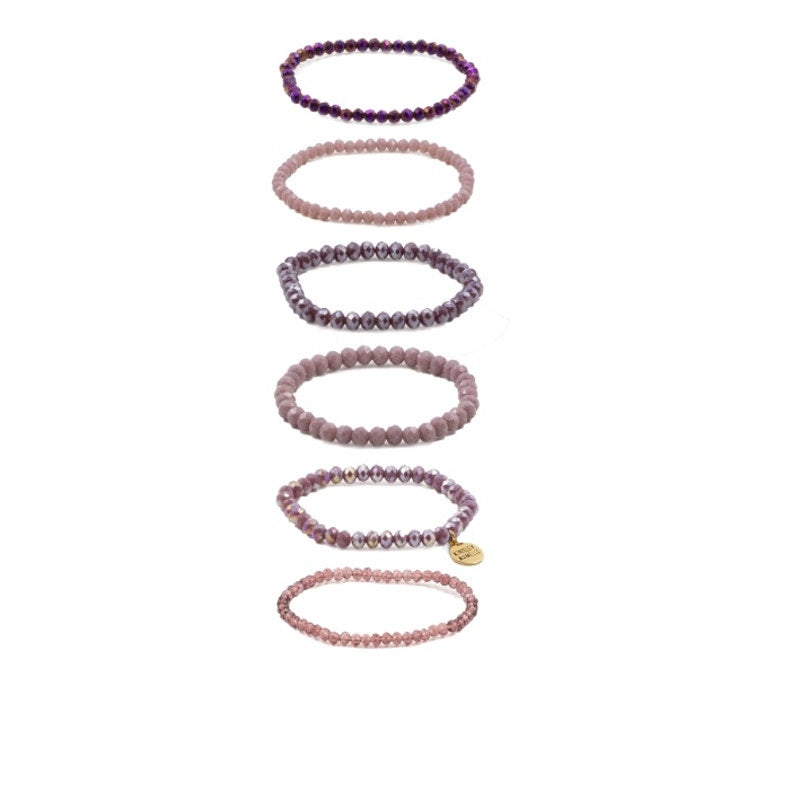 RETAIL $50 *Kinsley Armelle Stacked Collection Gold Phoenix Bracelet Set*6