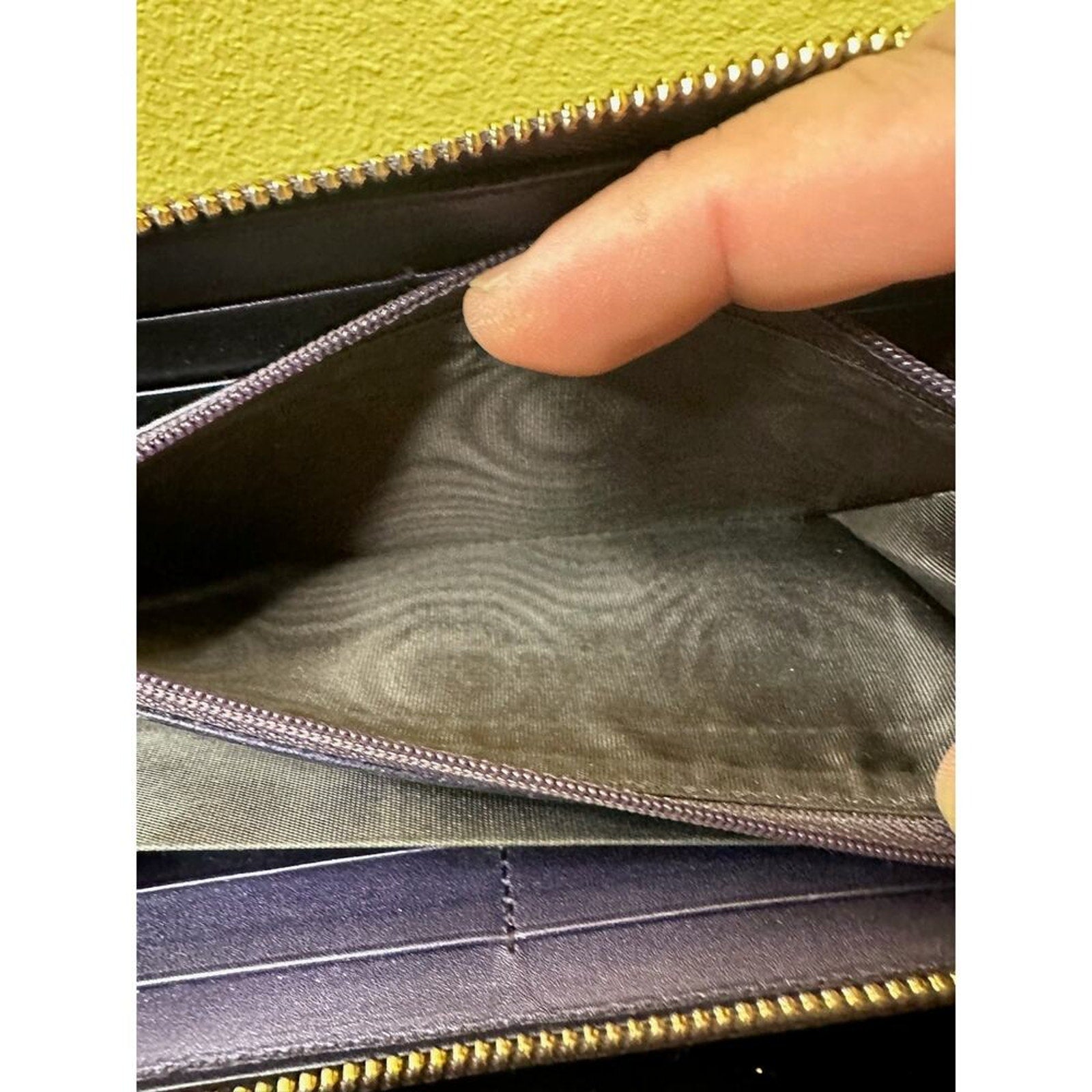 Rare Purple Gucci‎ Guccissima Long Wallet Zip Around*Beautiful! Great Condition!