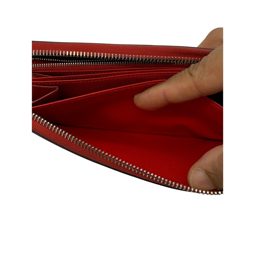 Louis Vuitton Epi Rouge Zippy Wallet Zip Long Wallet Red*Excellent condition