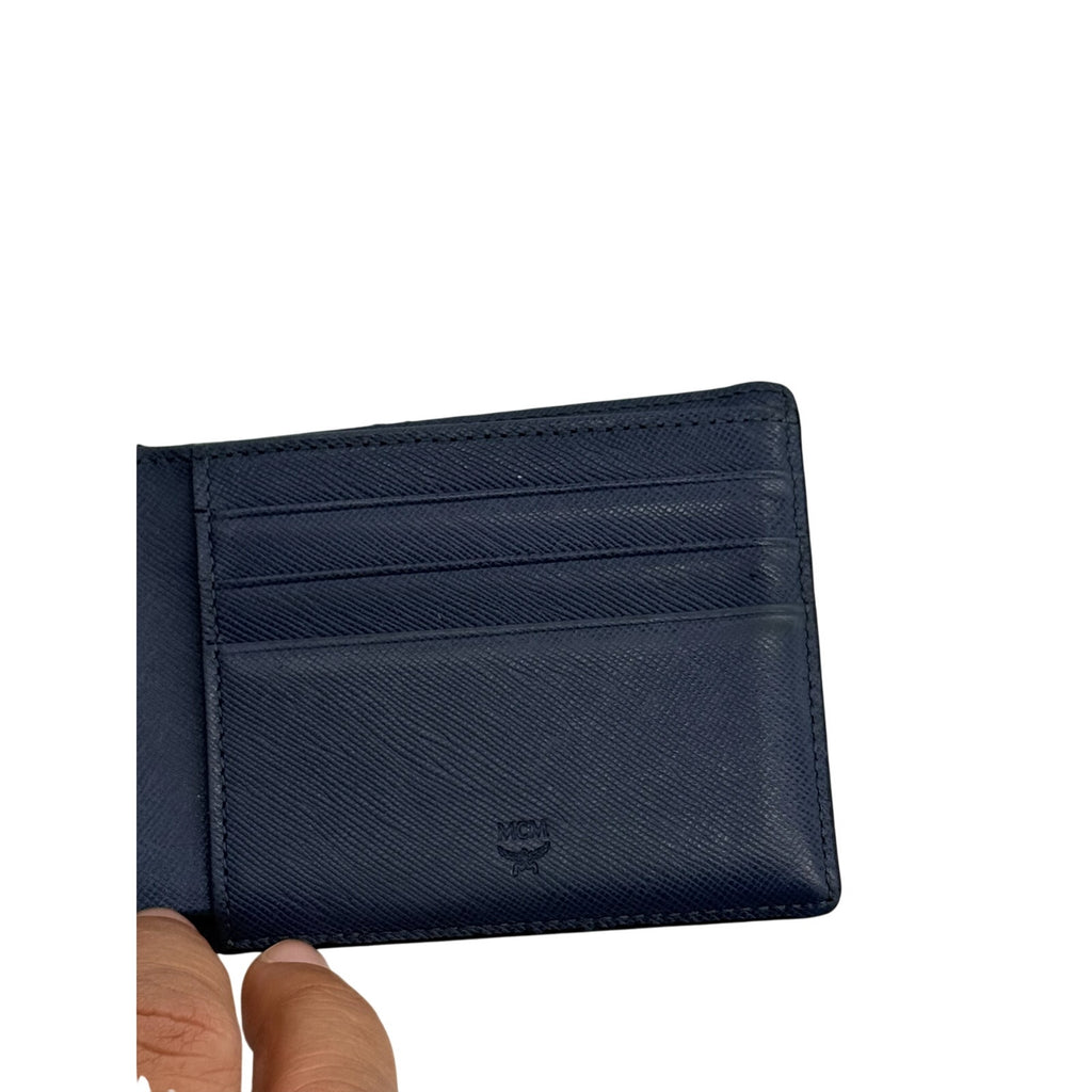 MCM Claus Bifold Wallet*Cognac*with original COA card and Entrupy COA