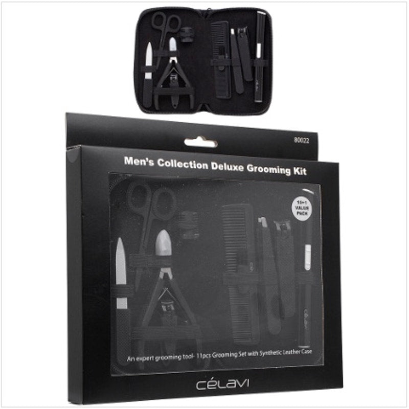 K-Care: Celavi Mens Collection Deluxe Grooming Kit* 11 piece kit*Korean Skincare