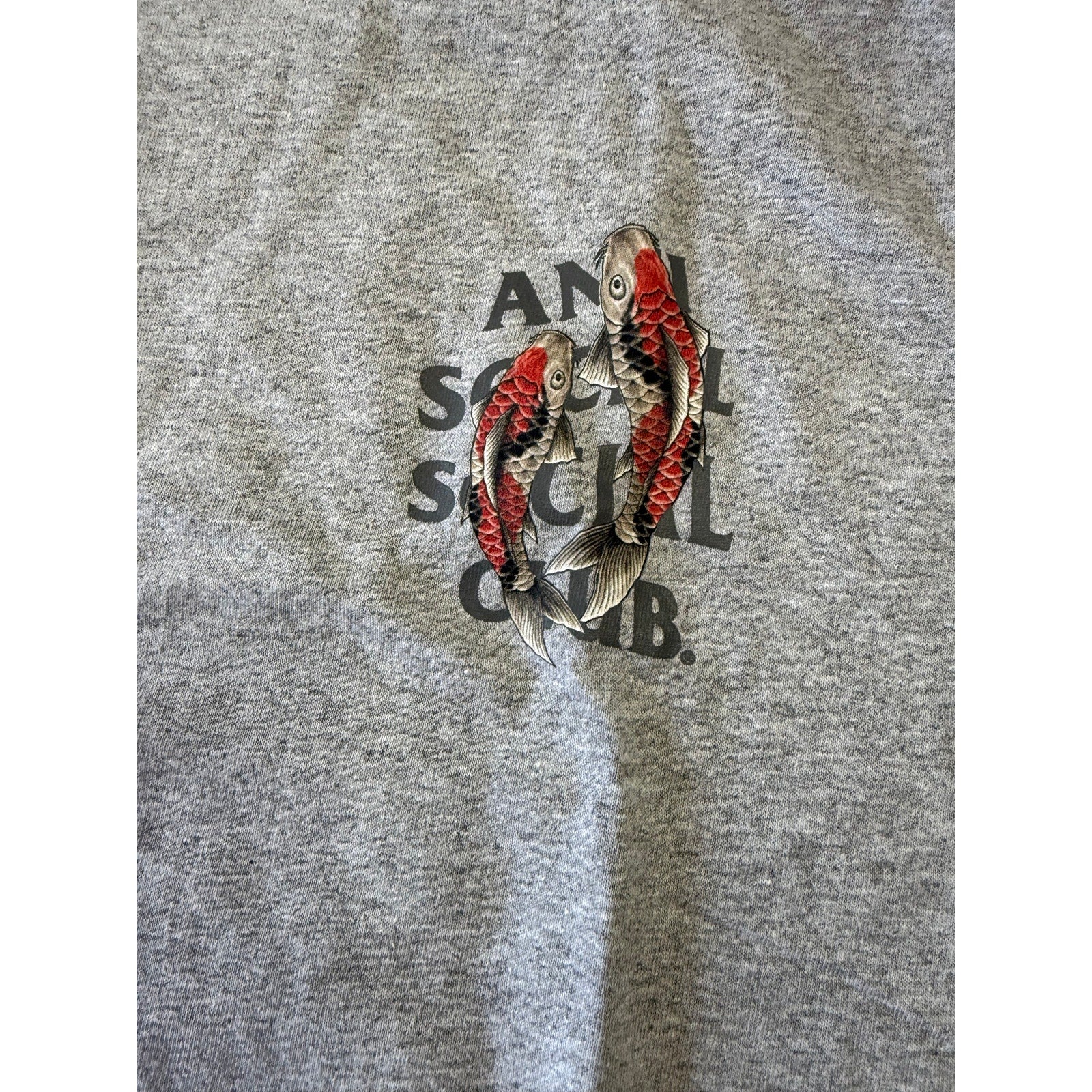 Anti Social Social Club Grey Koi Garden*Size M*SOLD OUT*New with tags