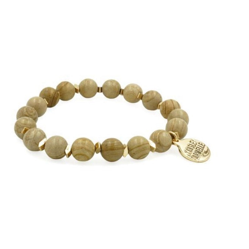 RETAIL $25 Kinsley Armelle Farrah Collection Jasper Bracelet