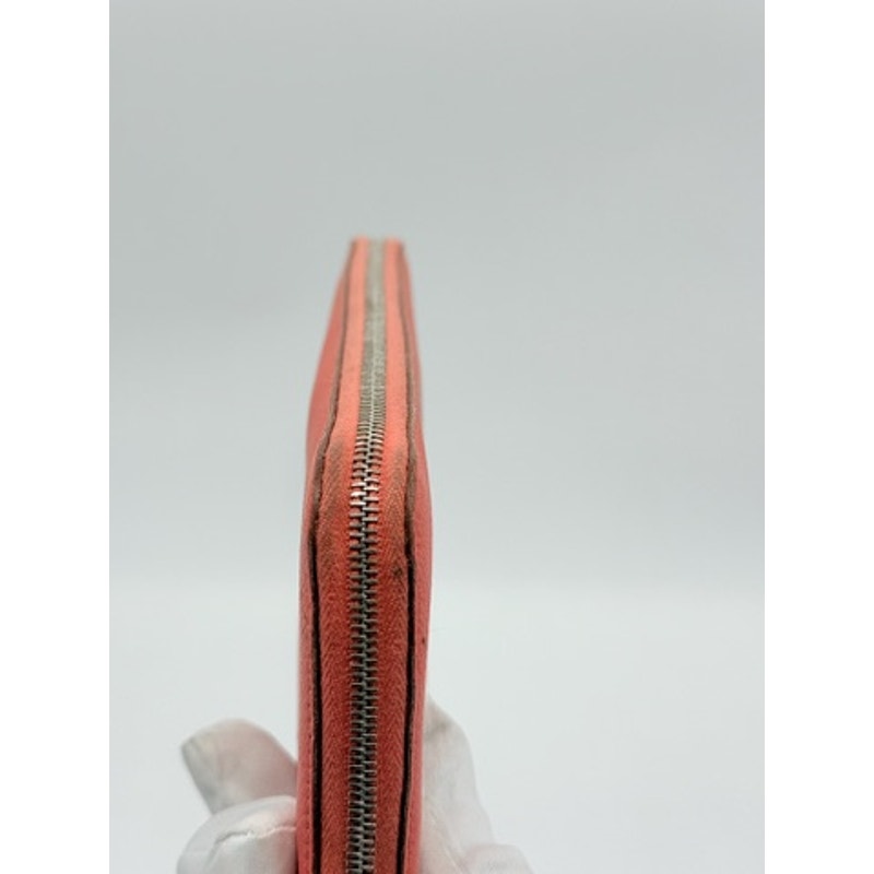 Hermes Azap Long Silk'in Flamingo Leather Wallet Pink*BEAUTIFUL CONDITION
