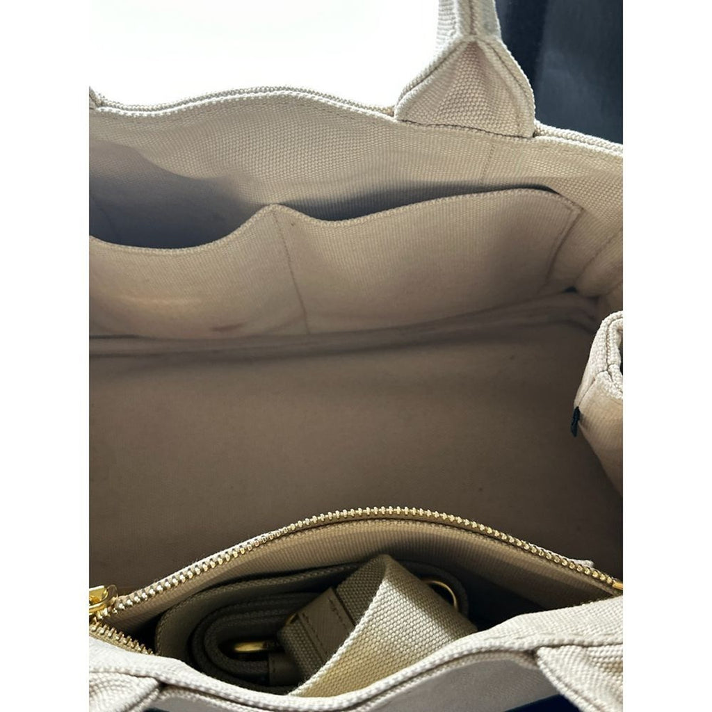 Prada‎ 🌺 2 Way Canapa  Tote with Cross Body Strap! Very Good Condition