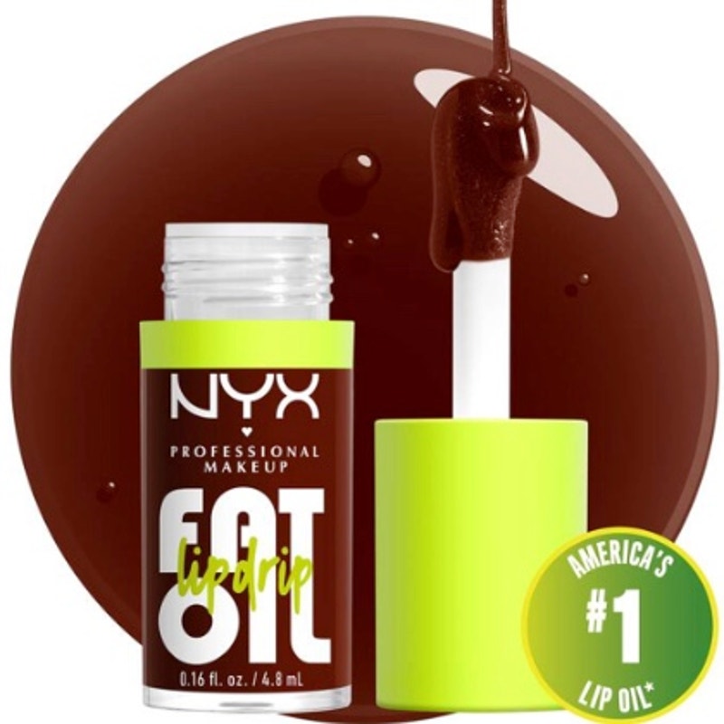 K-Care: NYX Professional Makeup Fat Oil Lip Drip*Hydrating Lip Oil*Dark Brown