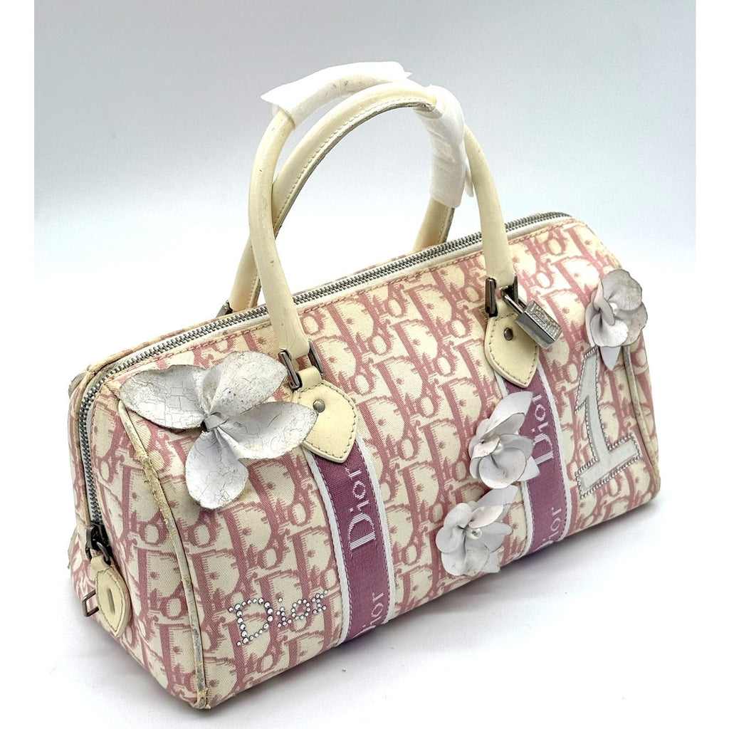 Christian Dior Pink Vintage Diorissimo Girly Boston Bag*Awesome bag!