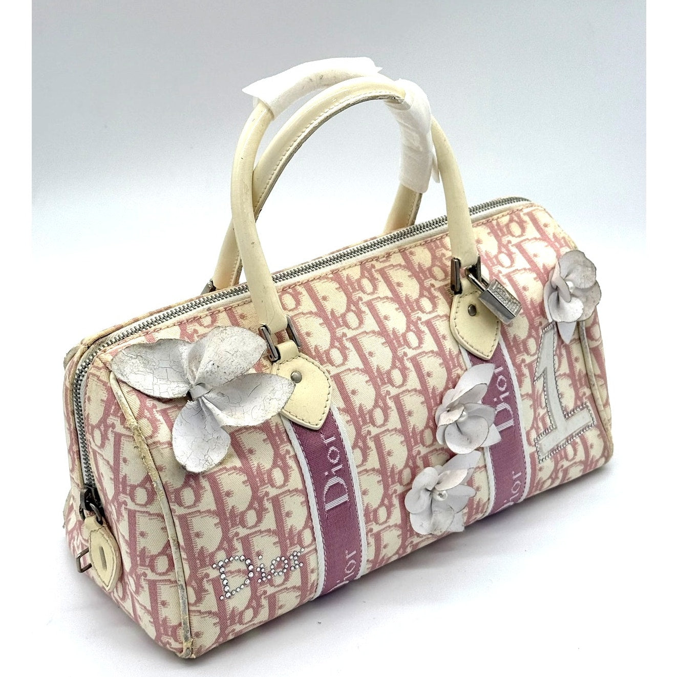 Christian Dior Pink Vintage Diorissimo Girly Boston Bag*Awesome bag!