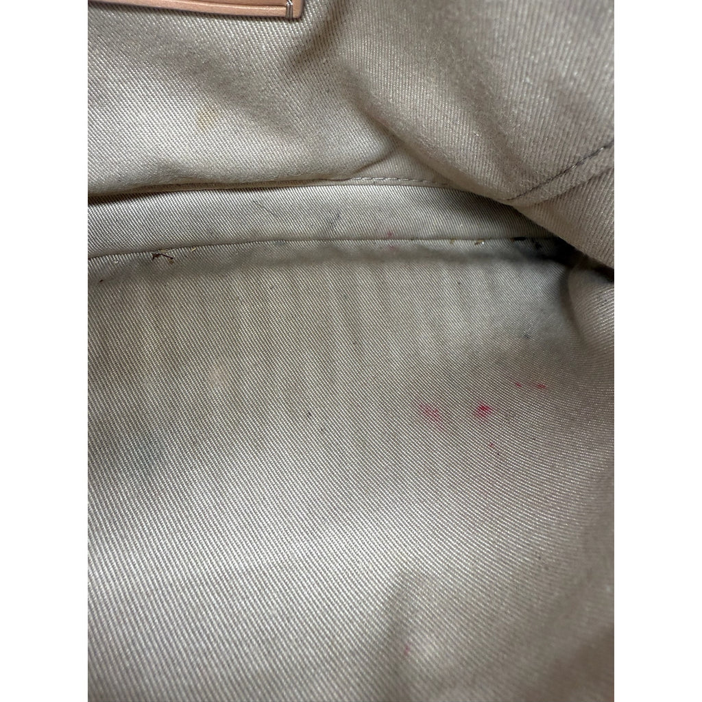 J. Crew Crackled Gold Metallic Leather Fold Over Clutch*Gorgeous Vintage Bag