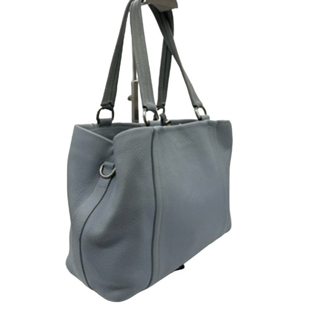 Prada‎ Vitello Daino Shoulder Bag*Beautiful Pale Blue*Great Condition w/COA