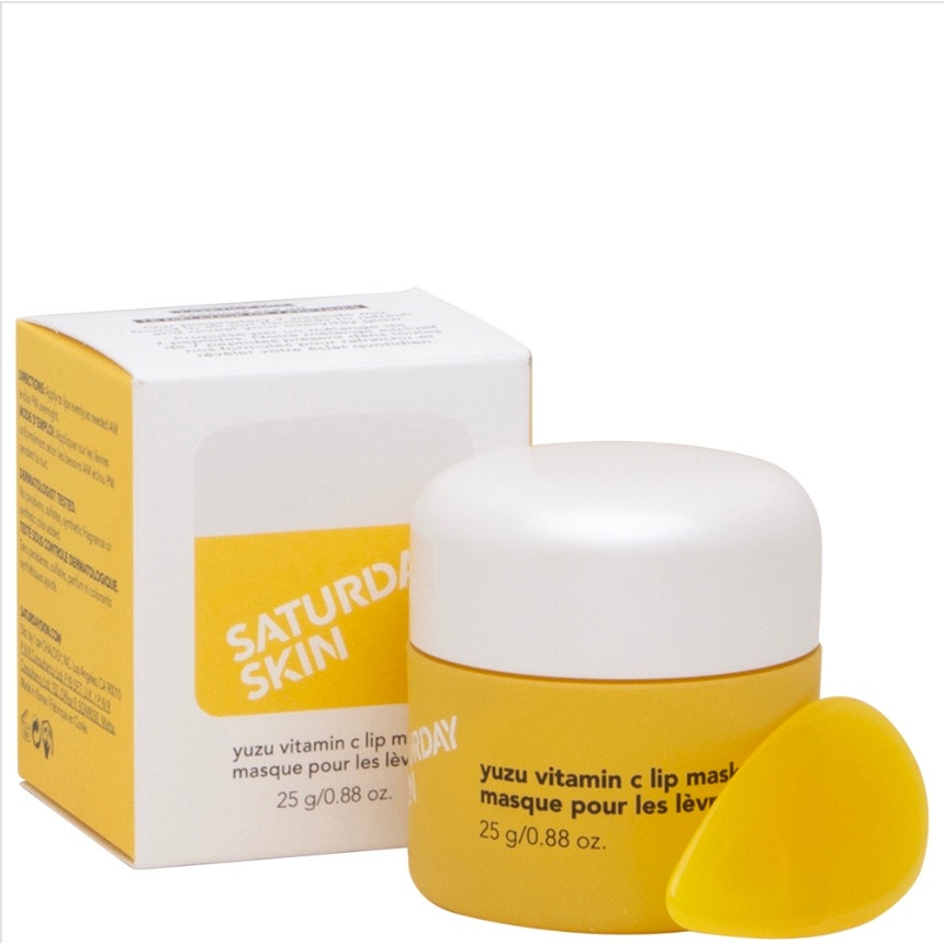 K-Care Saturday Skin Yuzu Vit. C Lip Mask*hydrate*7 Peptide mix*Korean Skincare