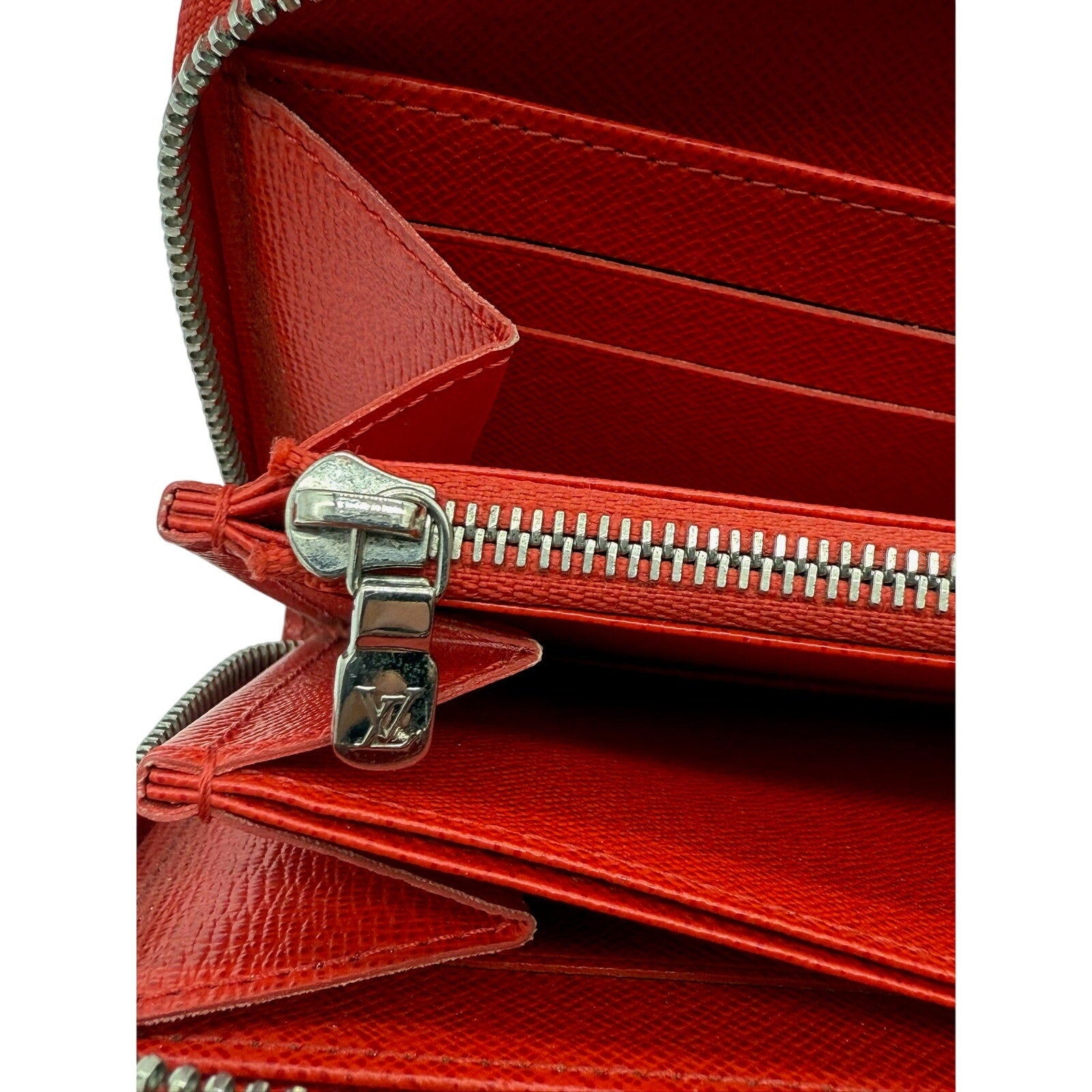 Louis Vuitton Epi Rouge Zippy Wallet Zip Long Wallet Red*Excellent condition