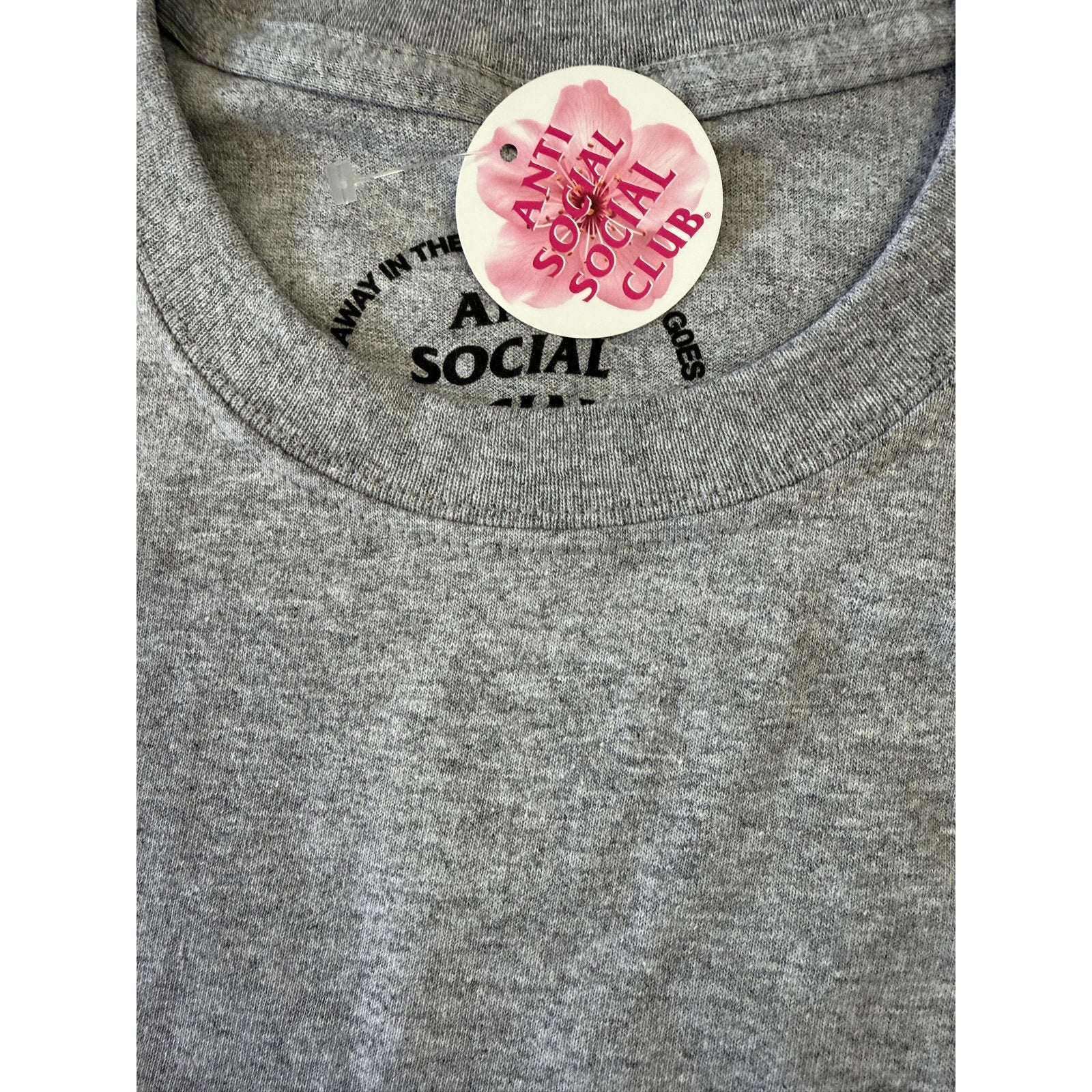 Anti Social Social Club Grey Koi Garden*Size M*SOLD OUT*New with tags