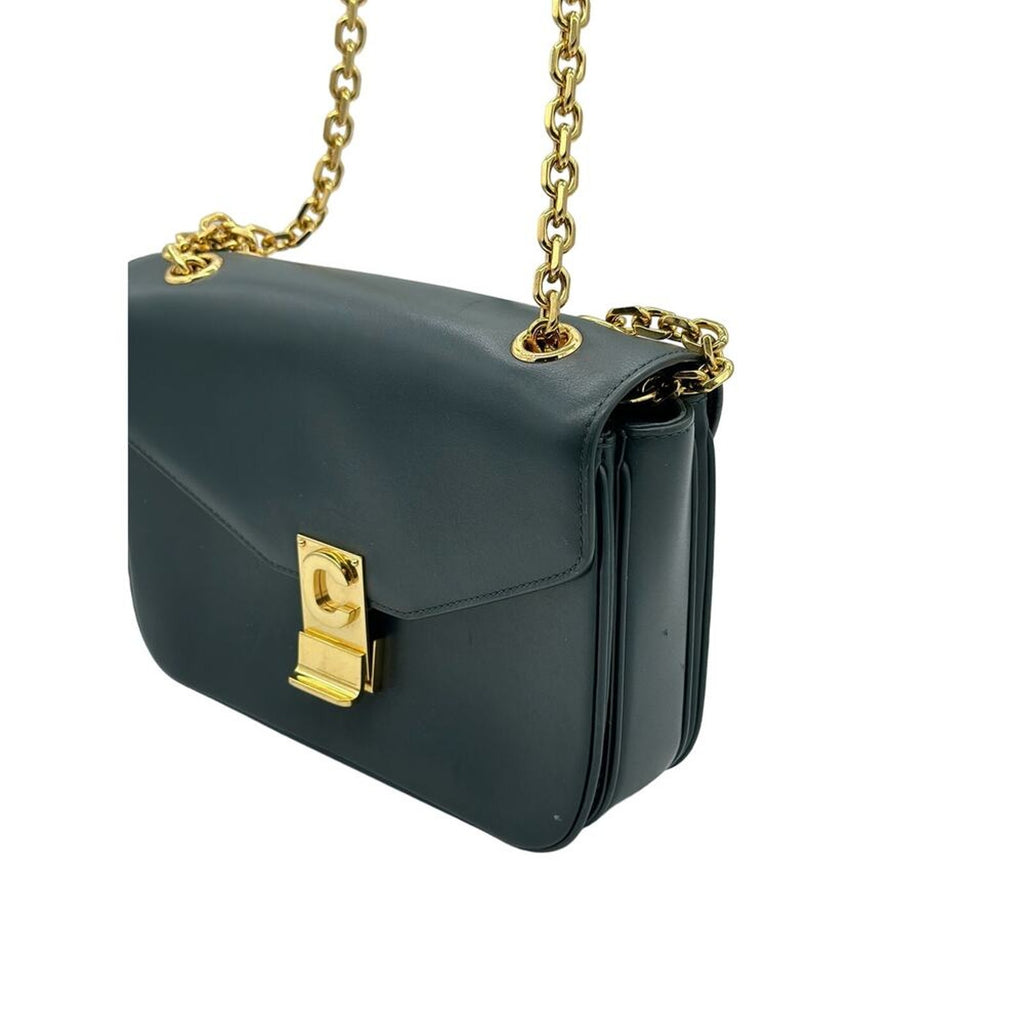 Celine Shiny Calfskin Medium C‎ Bag Hunter Green 2018 collection! Gorgeous!