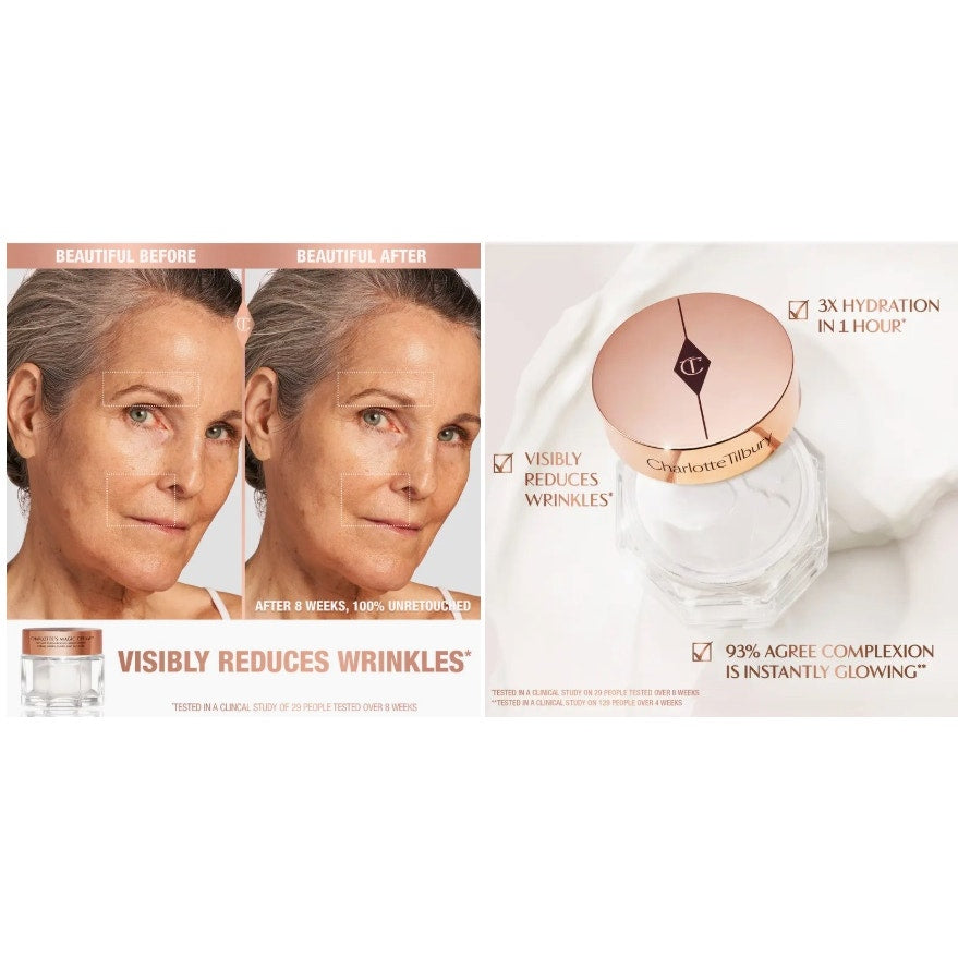 CHARLOTTE'S MAGIC CREAM 15 ML TRAVEL SIZE MOISTURISER*Award Winning*RETAIL $30