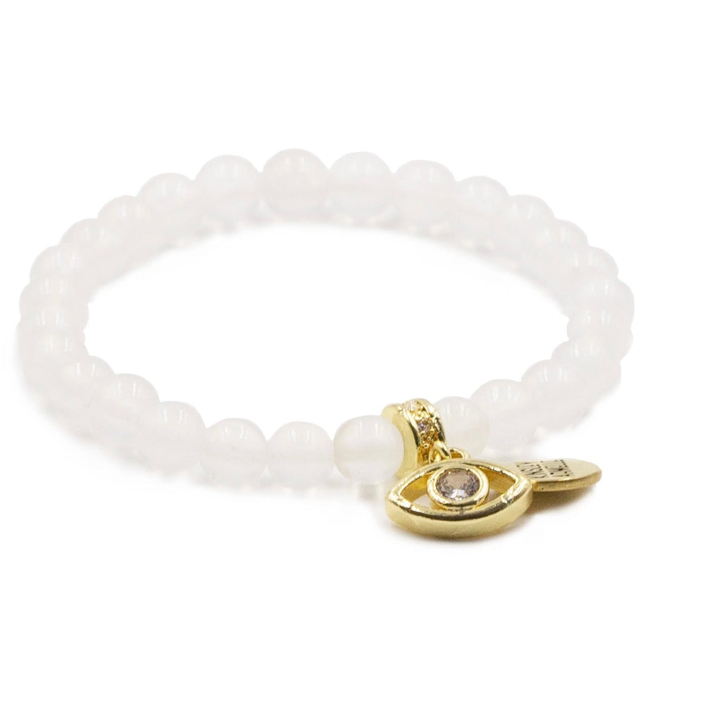 RETAIL $35 Kinsley Armelle Delmira Collection Evil Eye Perla Bracelet*Gorgeous!