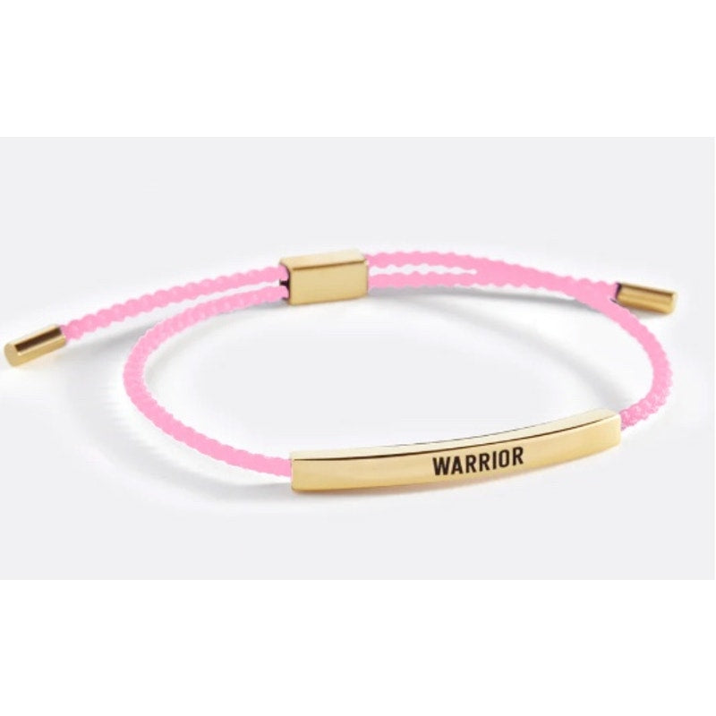 RETAIL $70 Mint & Lilly WARRIOR Inspire Pink & Gold Bracelet*NEW IN POUCH