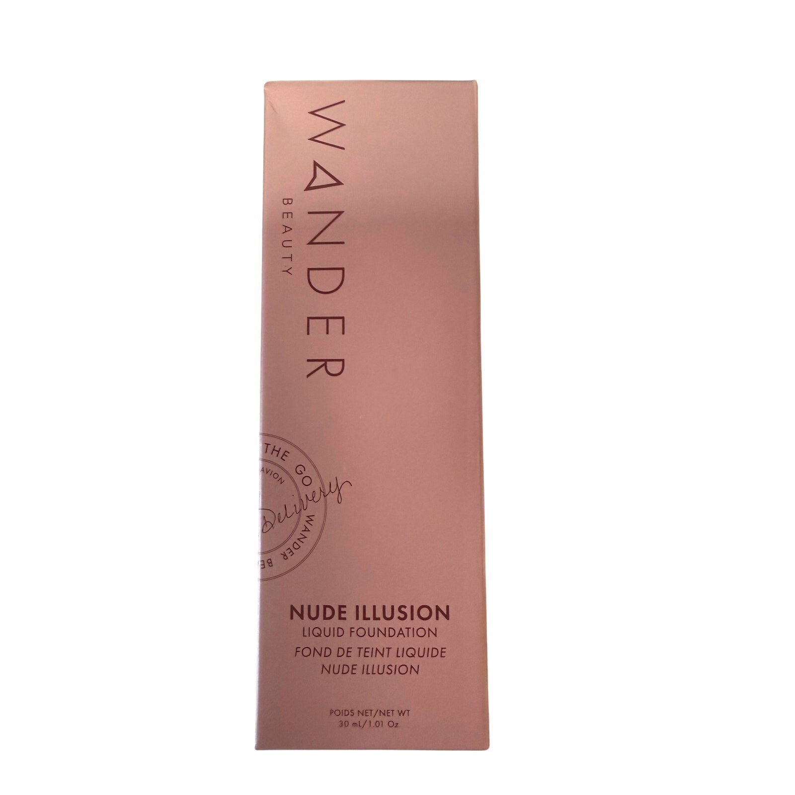 Wander Beauty Liquid Foundation - Fair Light, 20-Inch Tube, Med to Full Coverage