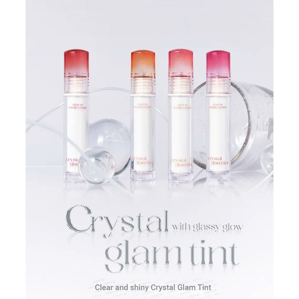 K-Care: CLIO Crystal Glam Tint |Lightweight, Glass-Like, Smoothing, Moisturizing