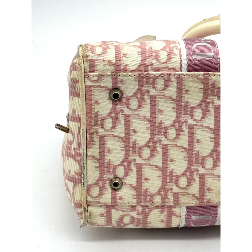 Christian Dior Pink Vintage Diorissimo Girly Boston Bag*Awesome bag!