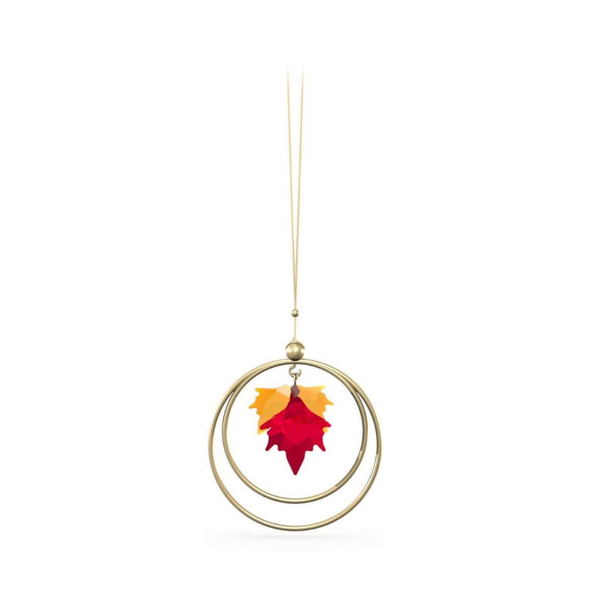 Swarovski Garden Tales Autumn Leaves Ornament*Multicolored*NEW in box
