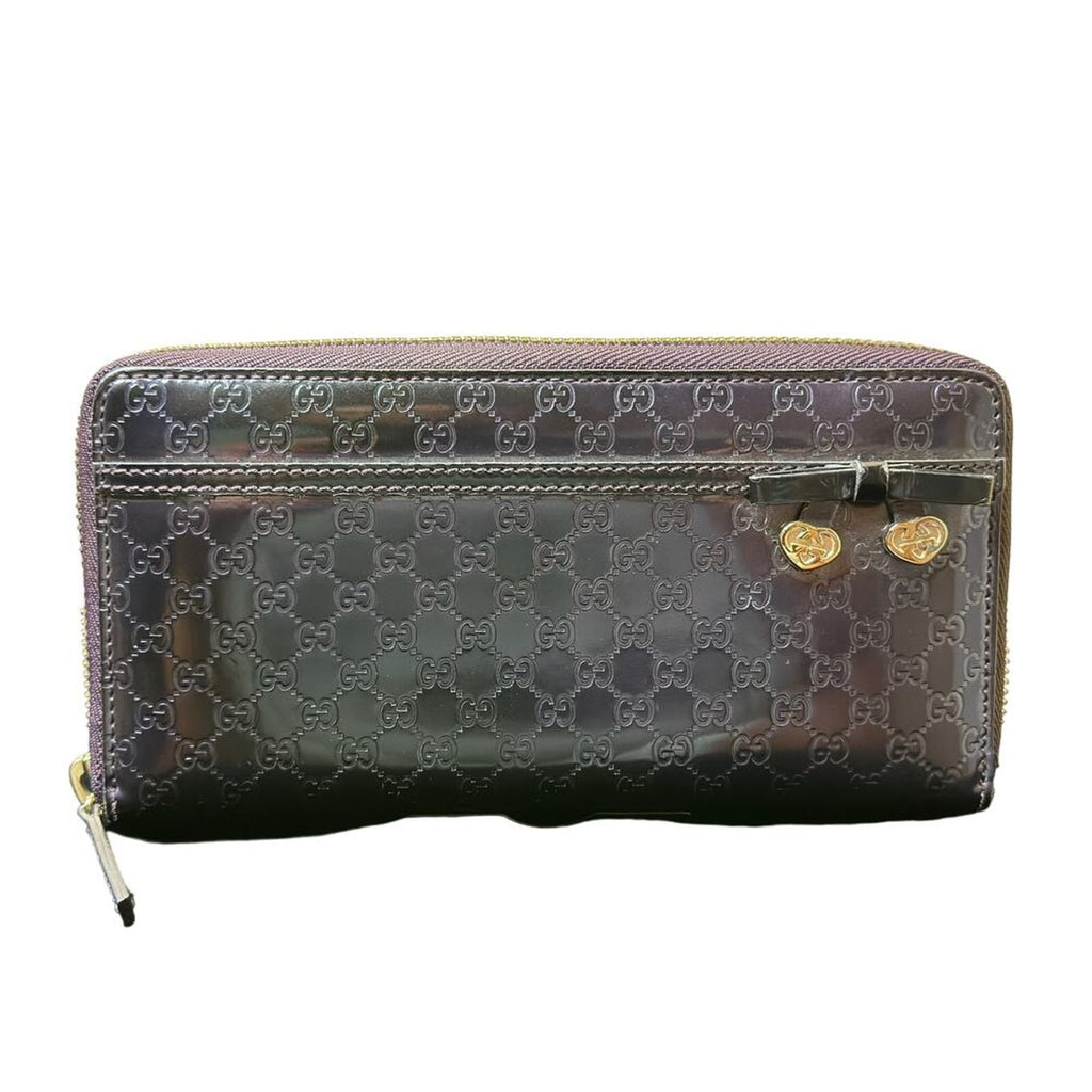 Rare Purple Gucci‎ Guccissima Long Wallet Zip Around*Beautiful! Great Condition!