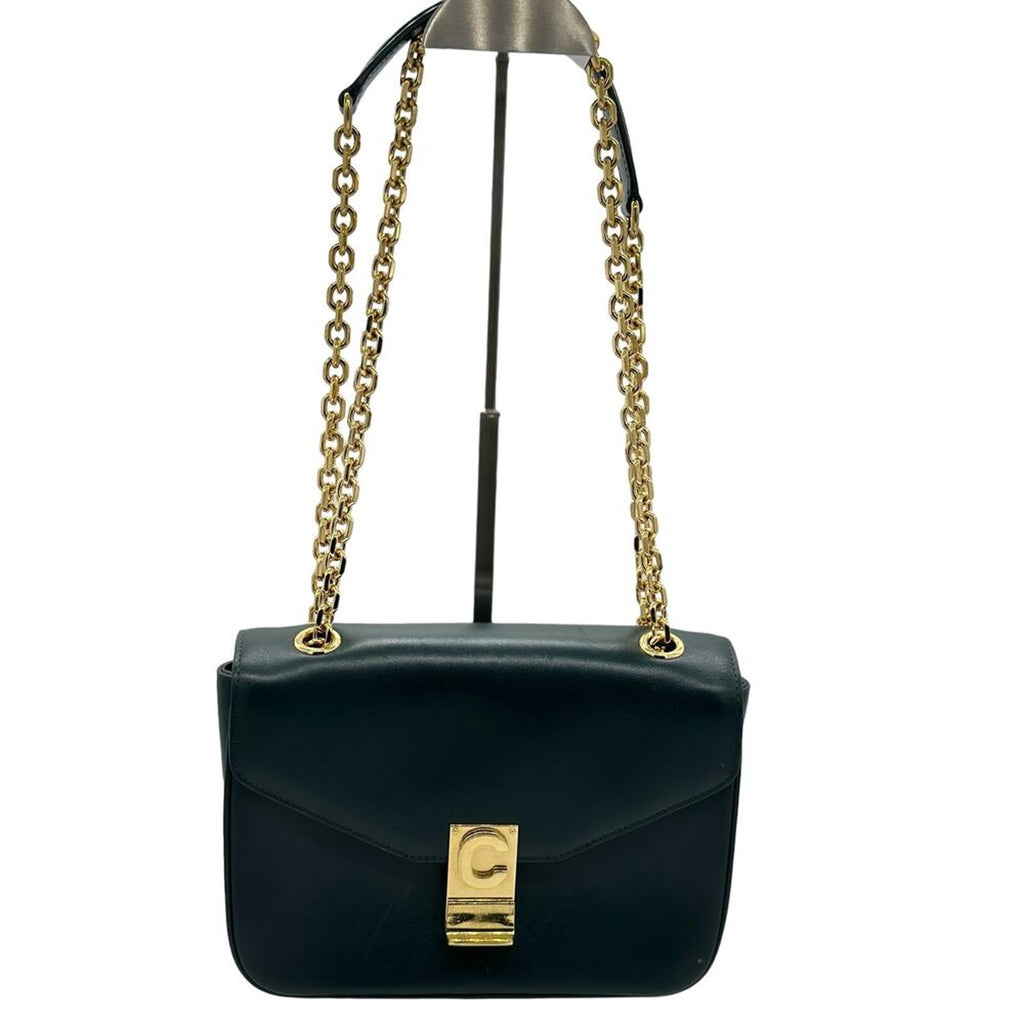 Celine Shiny Calfskin Medium C‎ Bag Hunter Green 2018 collection! Gorgeous!