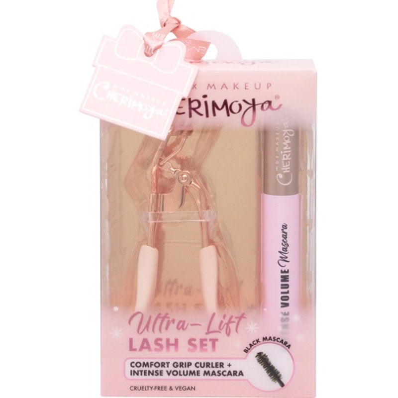 Max Makeup Cherimoya Ultra-Lift Lash Set*Comfort Grip Curler Intense Mascara