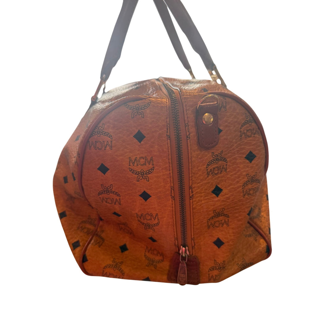 MCM Visetos Monogram Boston bag*Size 40 Weekender*Vintage Beauty! with COA
