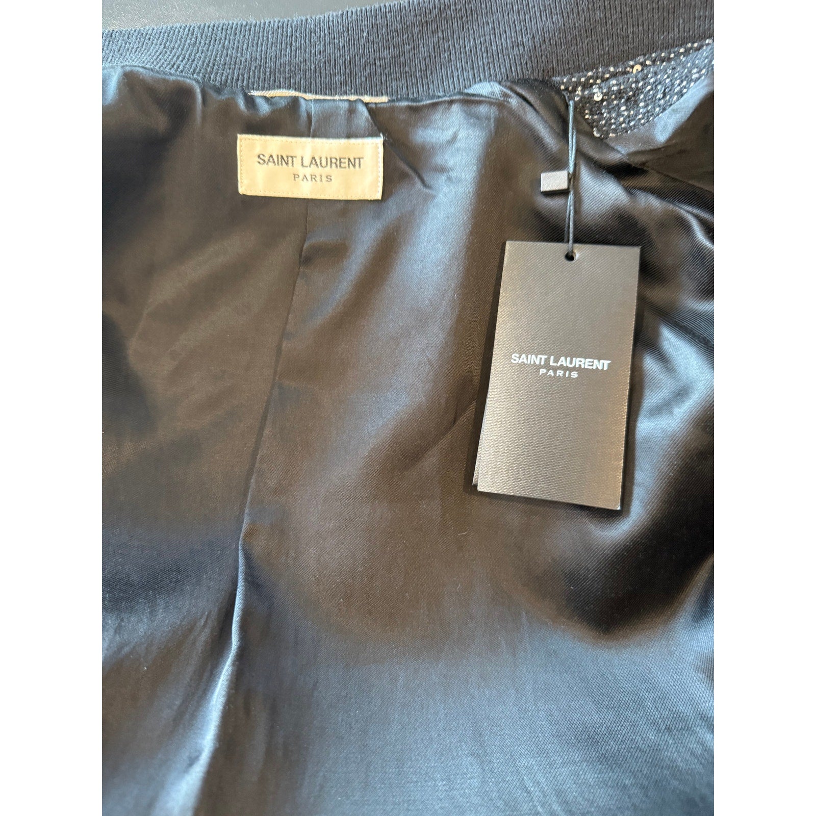 Saint Laurent Sequins Bomber Jacket*2019 Collection*BRAND-NEW with TAGS