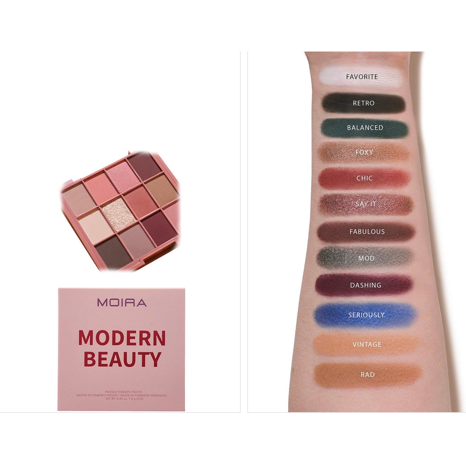 K-Care: Moira Beauty 4 Type Pigment Palette*Modern Beauty*Korean Makeup*