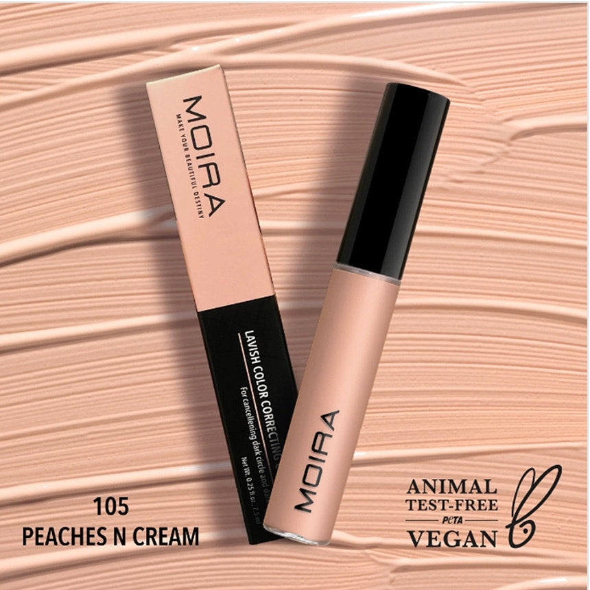 K-Care: Moira Lavish Color Correcting Concealer*Peaches & Cream*Korean Makeup*