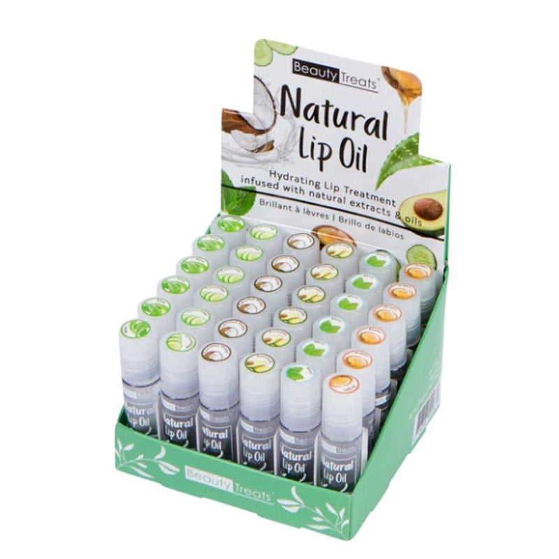 Beauty Treats Natural Lip Oil*Infused with Natural Extracts & Oils*Choose Flavor