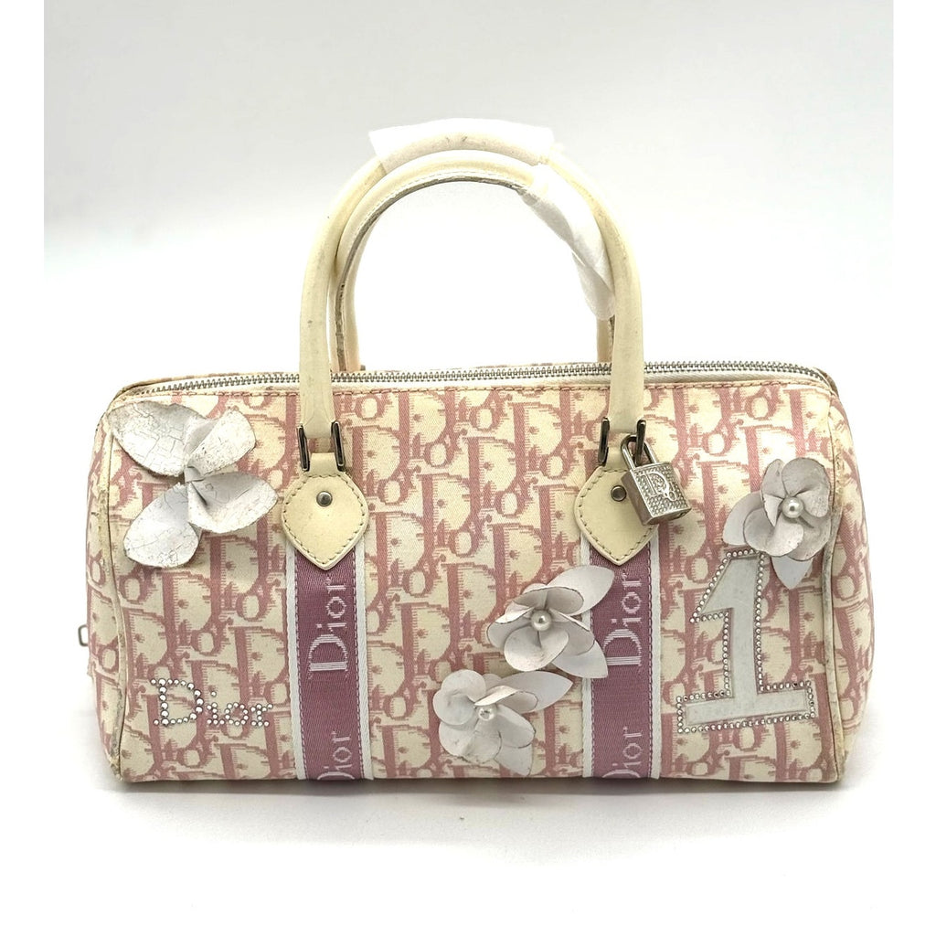 Christian Dior Pink Vintage Diorissimo Girly Boston Bag*Awesome bag!