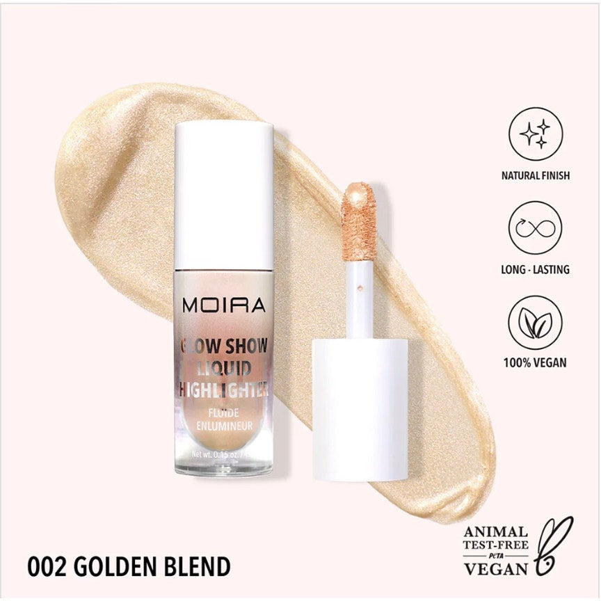 K-Care: Moira Glow Show Liquid Highlighter*Golden Blend*Radiance*Korean Makeup*