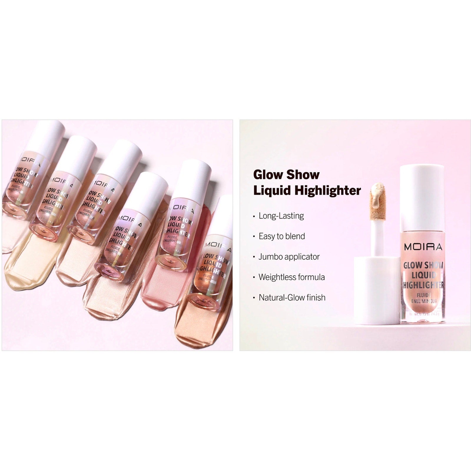 K-Care: Moira Glow Show Liquid Highlighter*Vanilla Bliss*Radiance*Korean Makeup*