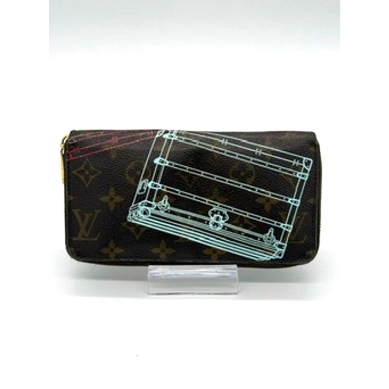 LOUIS VUITTON  Monogram 2014 Animation Silk Screen of Trunks*Limited Ed. Wallet*