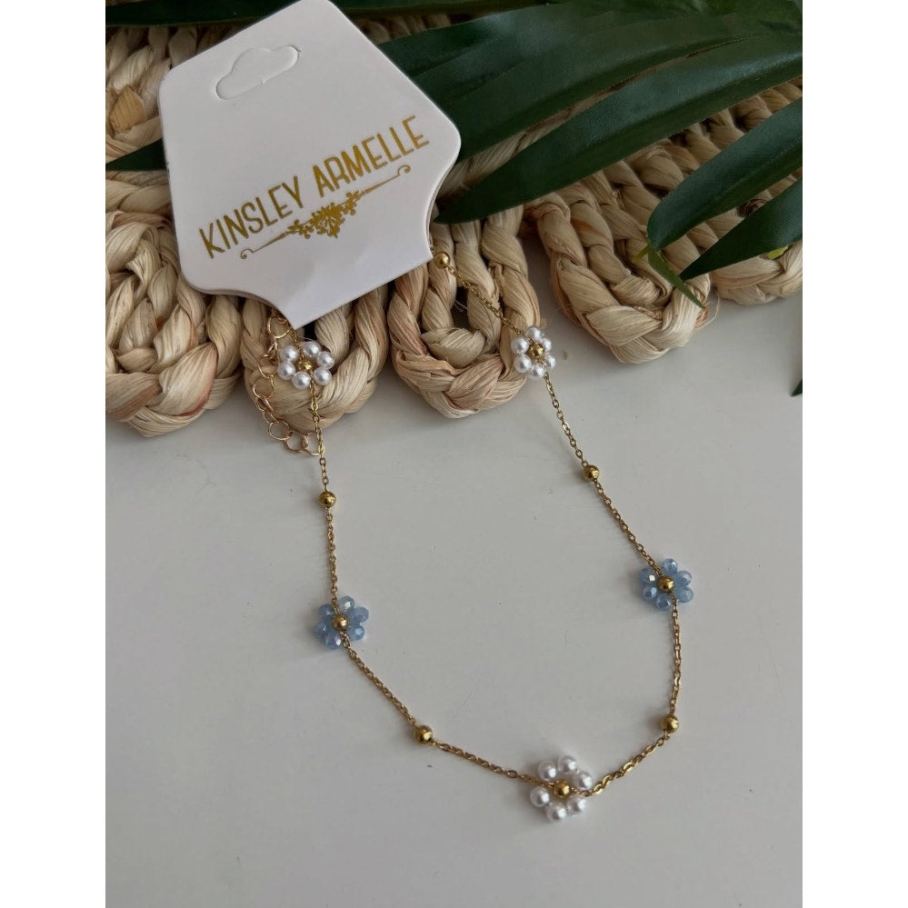 RETAIL $25 Kinsley Armelle Daisy Collection Pearl Bracelet