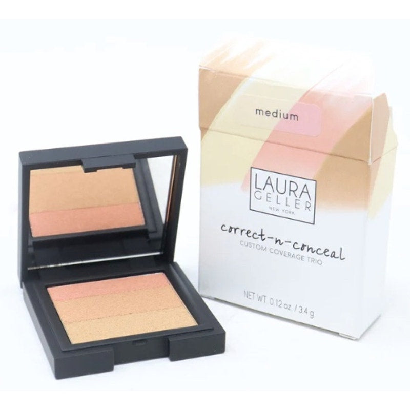 Laura Geller Correct-N-Conceal Custom Coverage Trio 0.12oz - Medium*New in box